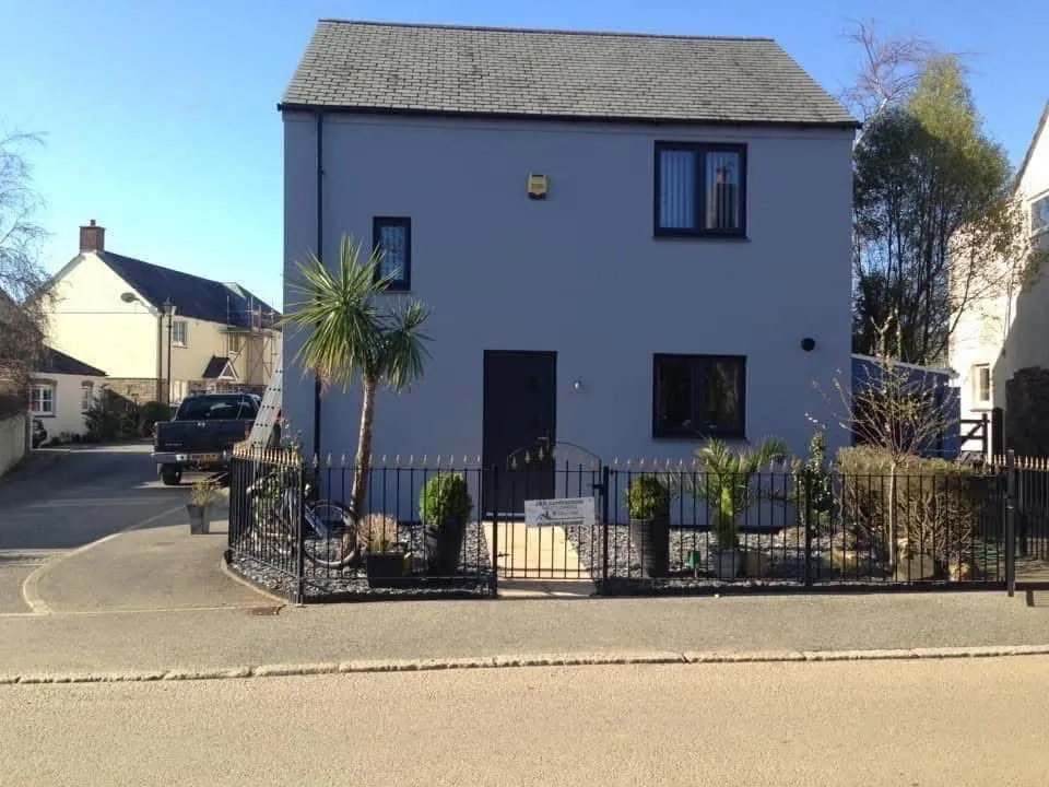 Finished exterior painting and roofline work in Looe