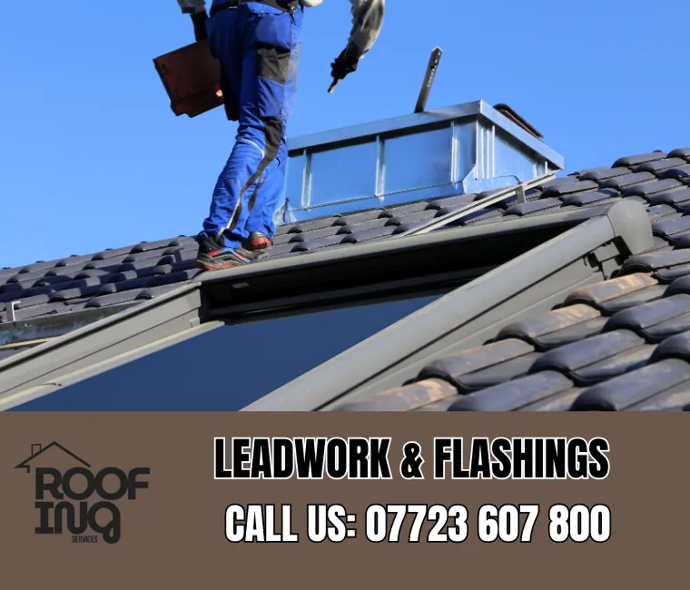 Lead roofing and flashing work in Looe