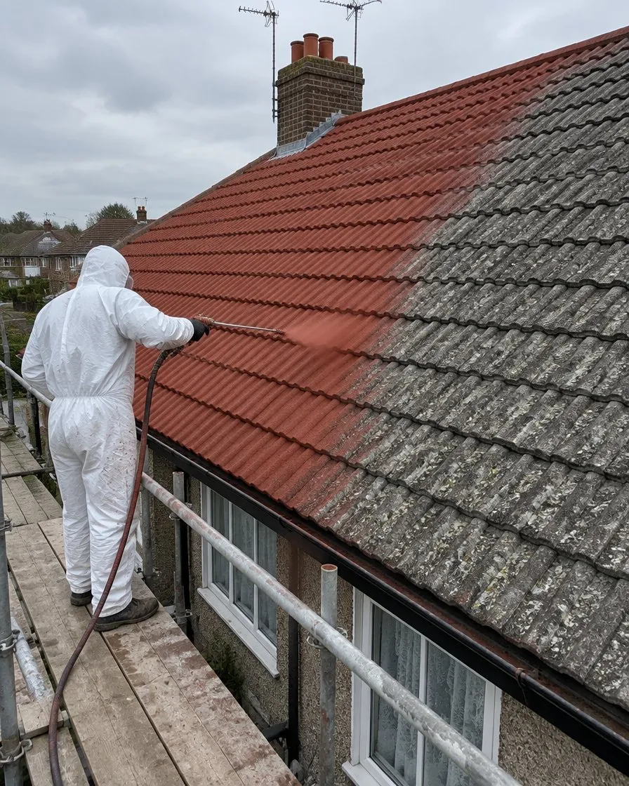 Roof painting and coating in Looe
